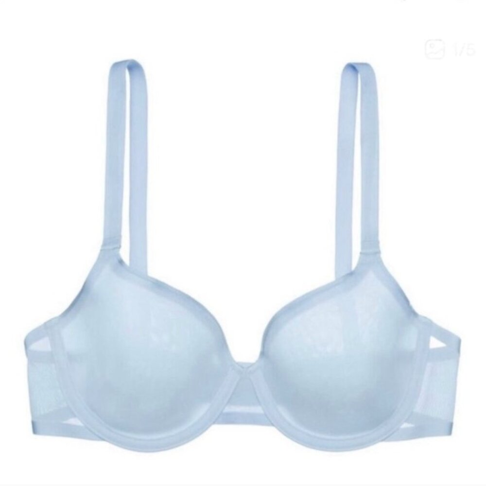 Cuup The Demi Bra Mesh Pale Blue 34D